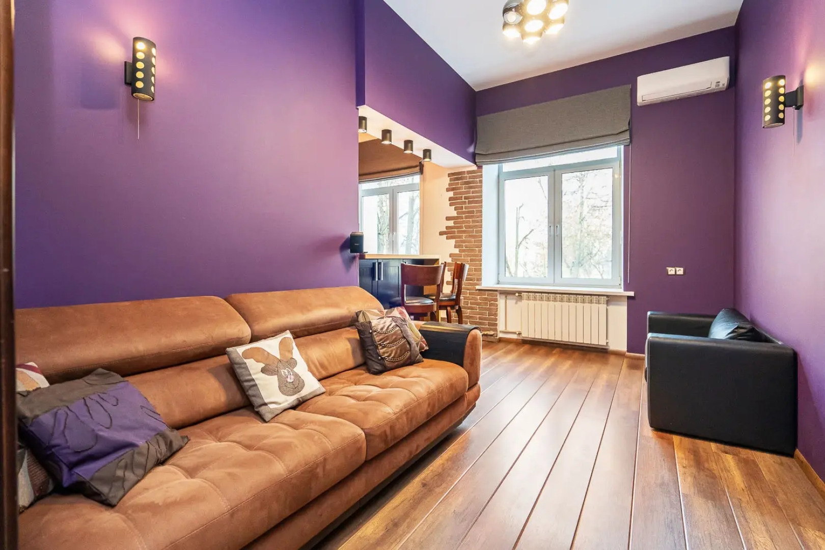 Апартаменты Трехкомнатная квартира возле парка Горького