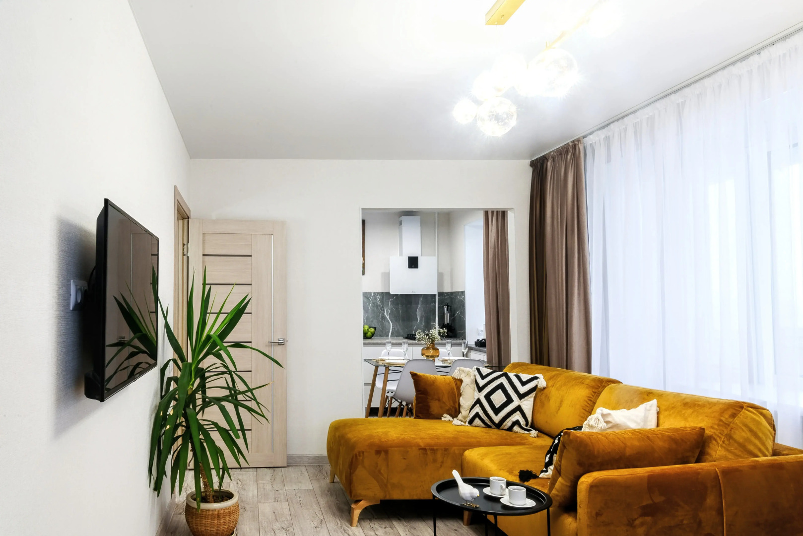 Квартира Атмосферная двухкомнатная для вас