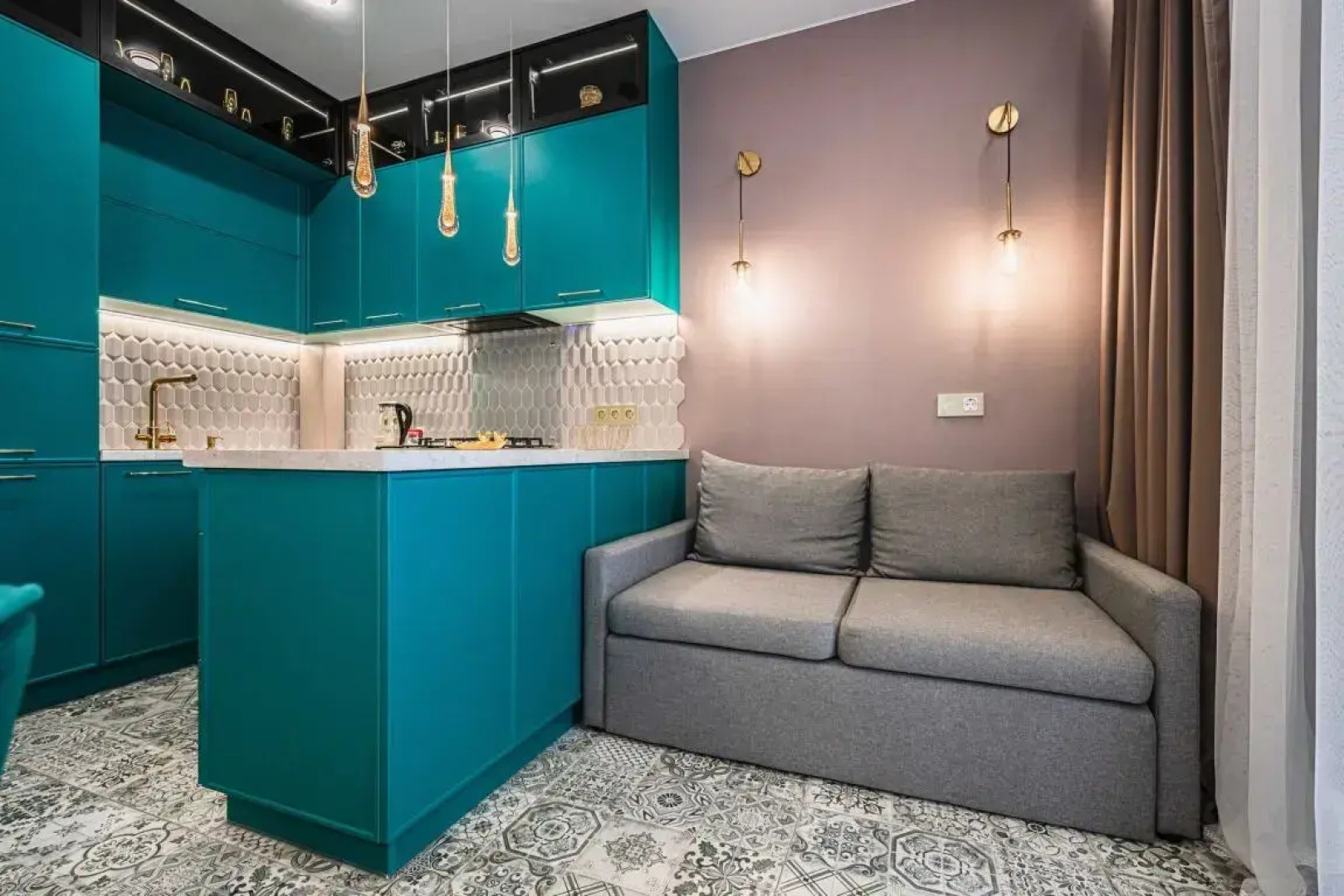 Апартаменты Crown39 - Strela - 2к №106: 71 м2, 2 этаж из 13