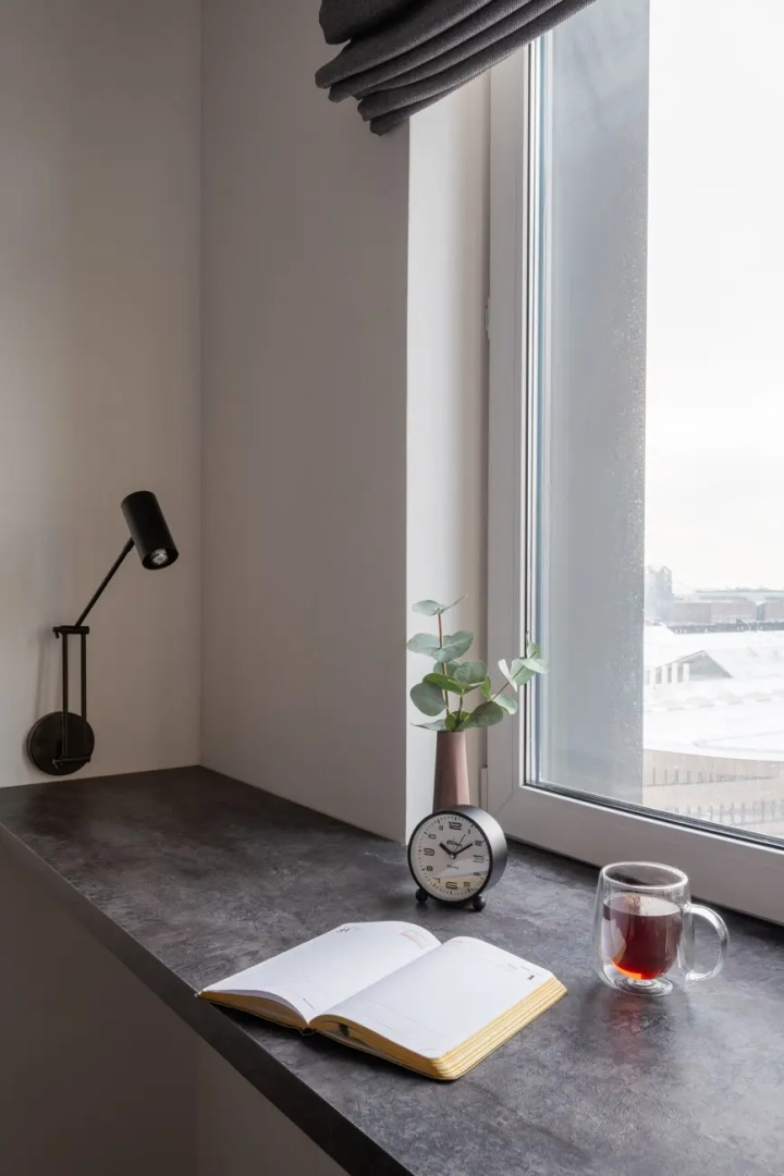 Квартира Студия серая