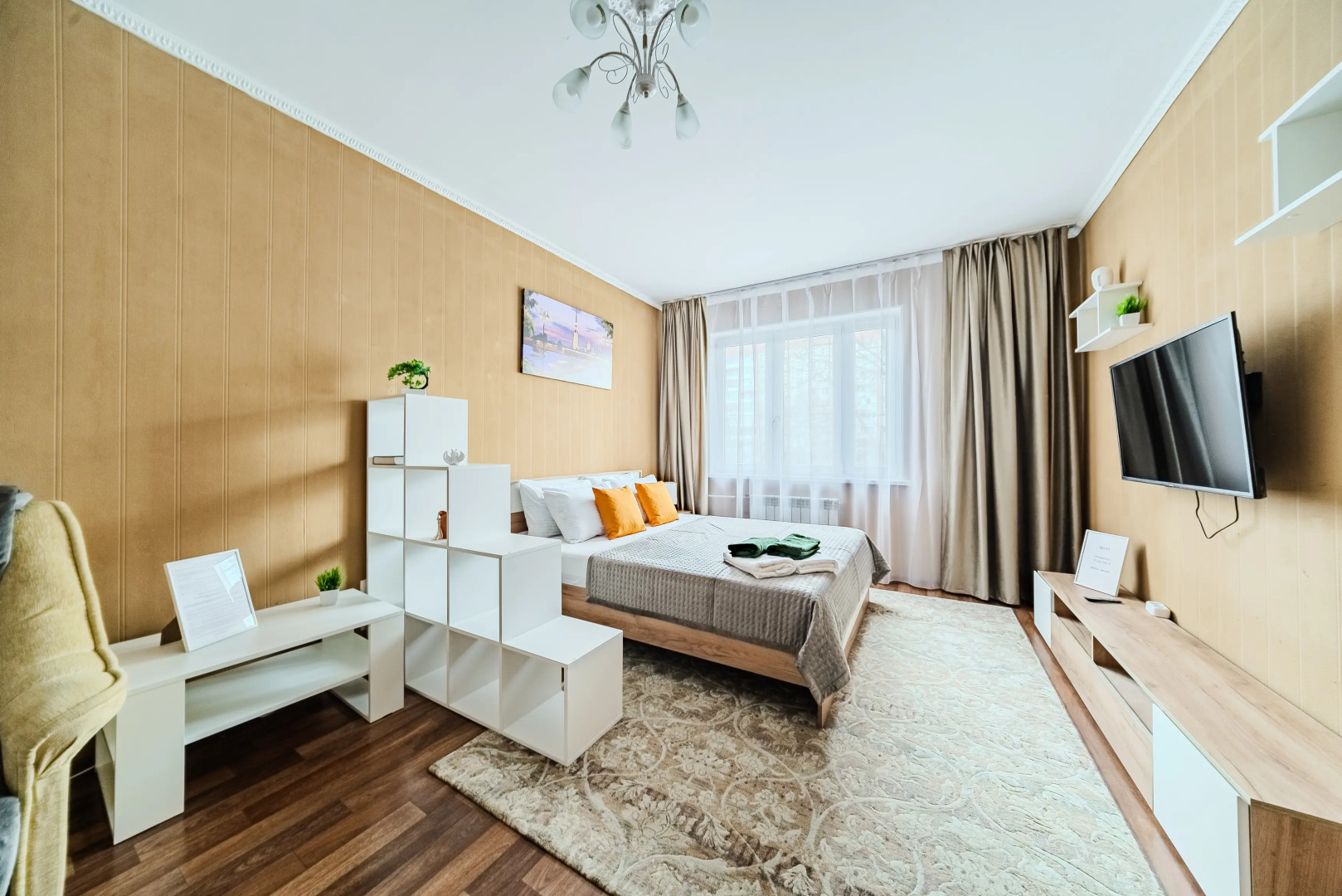 Квартира Уютная 1-комнатная у метро в Выборгском районе