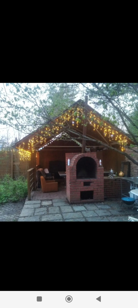 Частный дом Домик с Баней в Саду