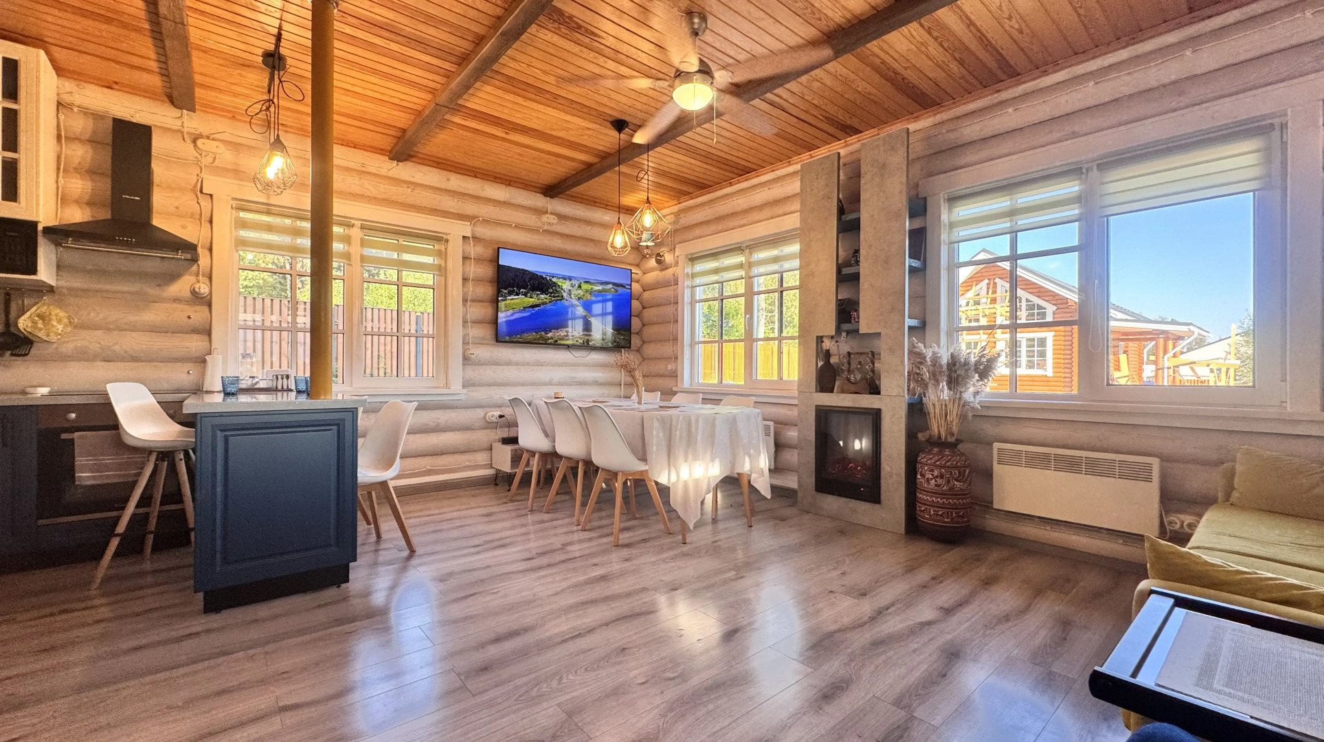 Частный дом Усадьба "Ладожские этюды" у подножия горы Хийденвуори