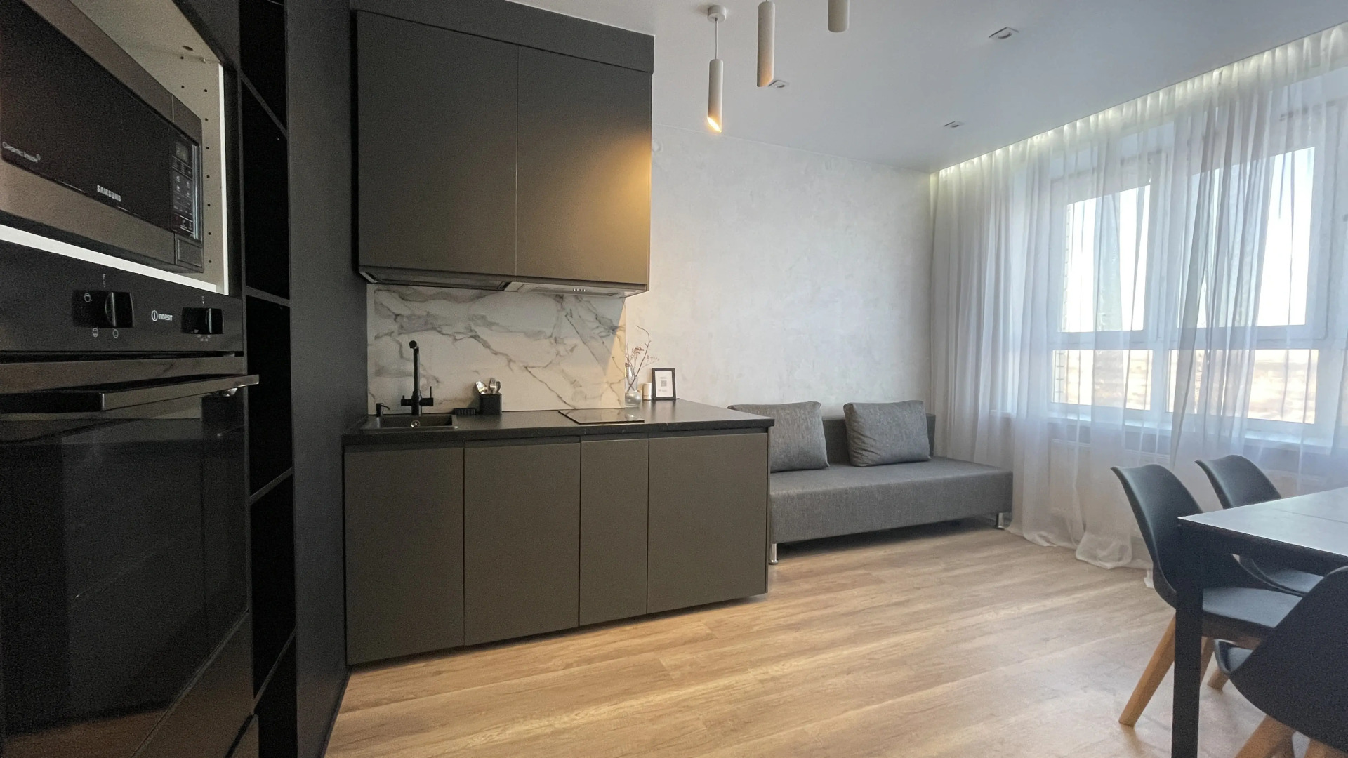 Апартаменты Евро 2-шка Мкр.Солнечный Дизайнерский Ремонт