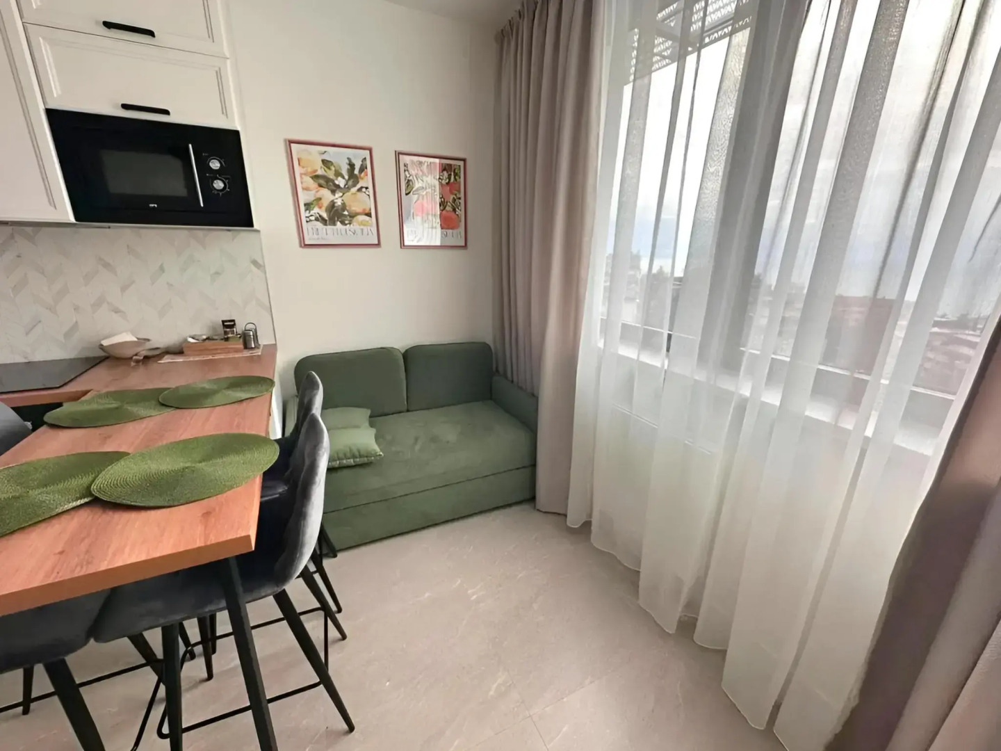 Апартаменты ЖК Кислород с видом на море 38 кв м