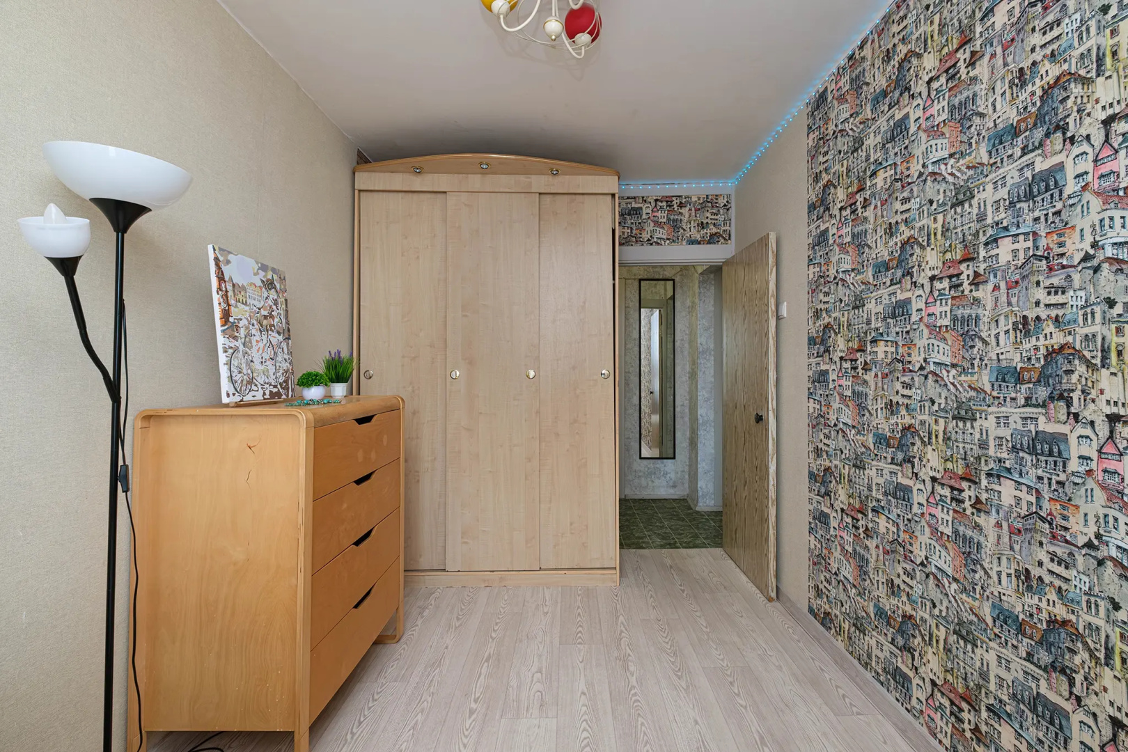 Апартаменты Уютная 2-к. квартира, 45 м², 3 кровати