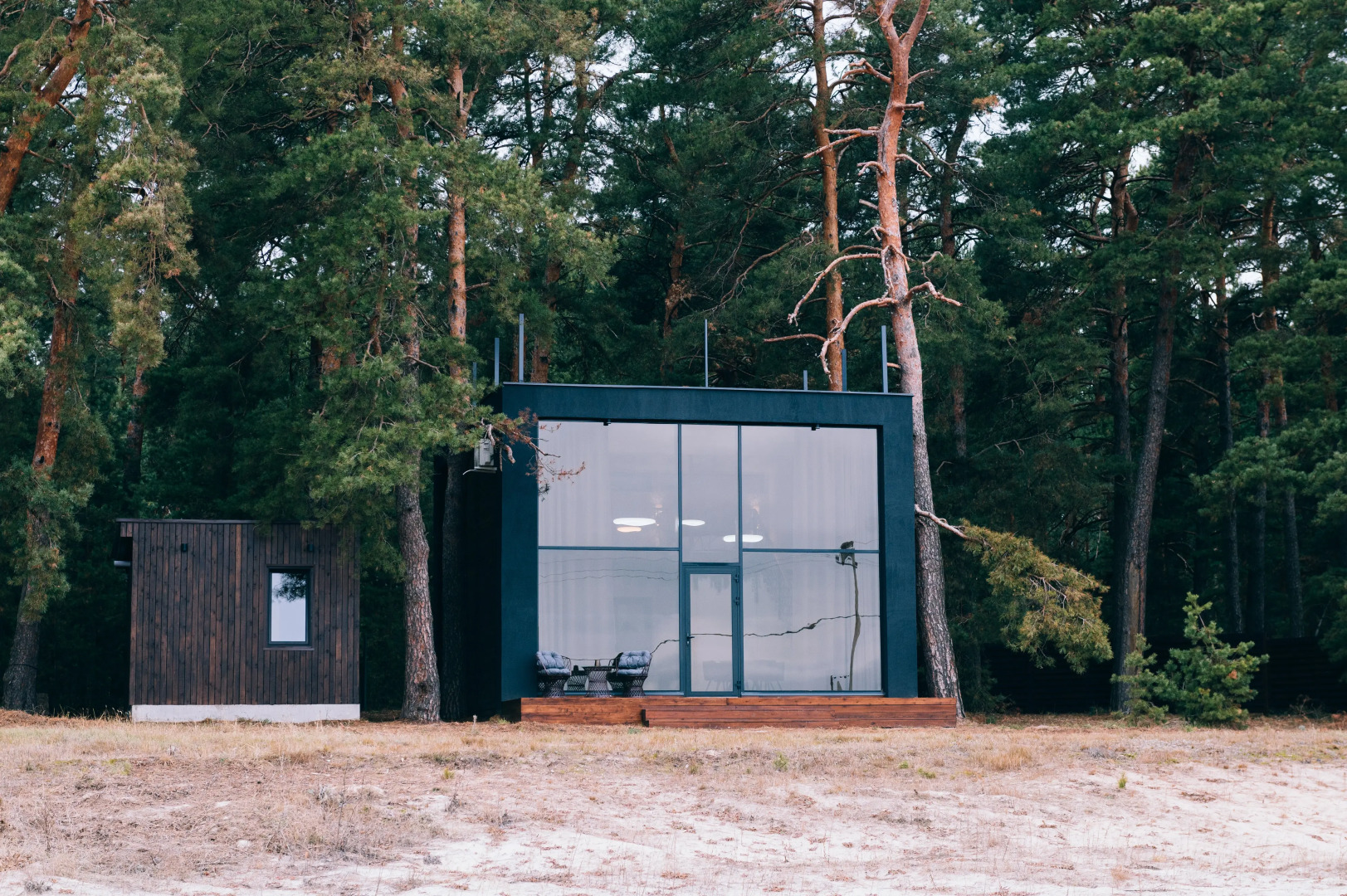 Глэмпинг Загородный дом с баней А-Пушкин