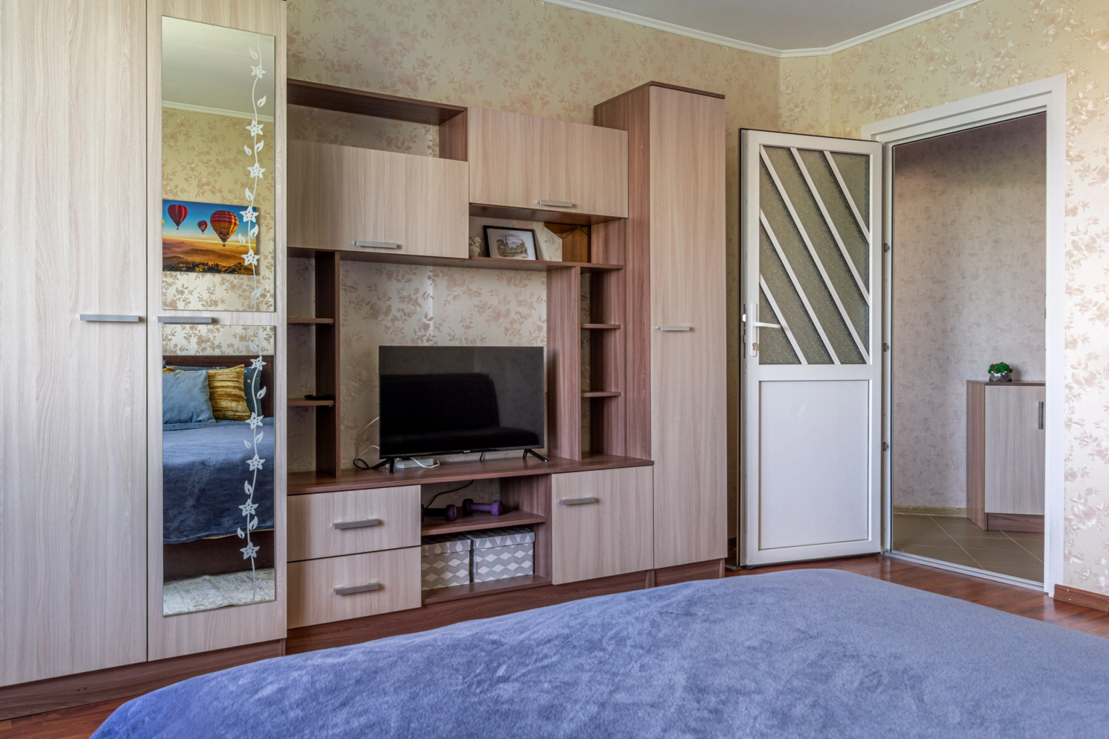 Квартира с балконом у госпиталя ветеранов