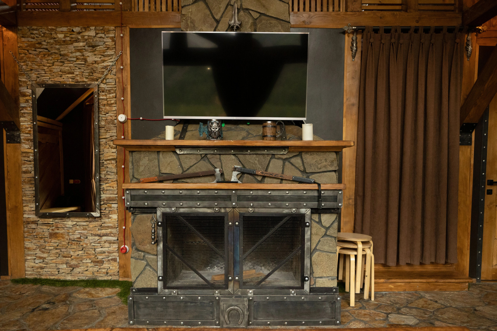 Частный дом Красный Викинг в Тегенекли