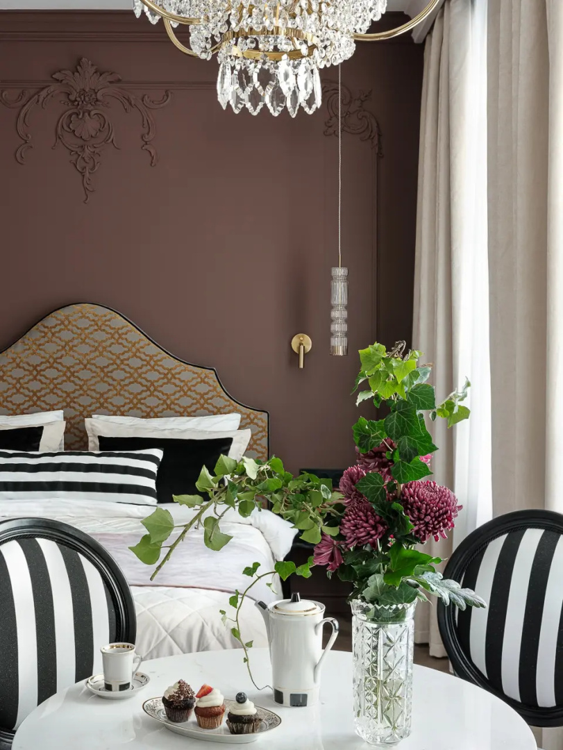 Квартира с авторским дизайном LetYourFlat Burgundy