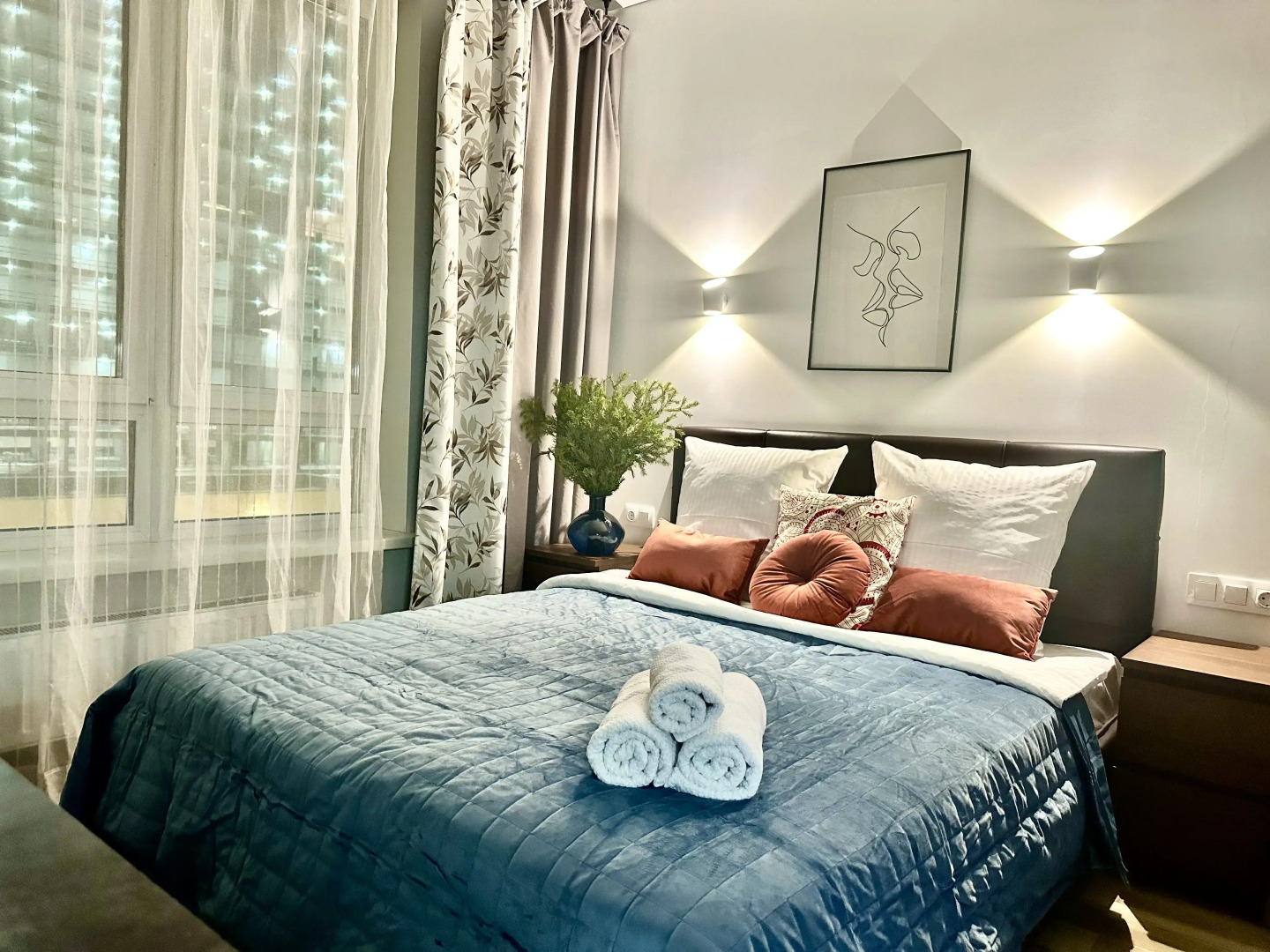 Квартира Люкс-Студия дизайнерская с видом на реку и Москва Сити