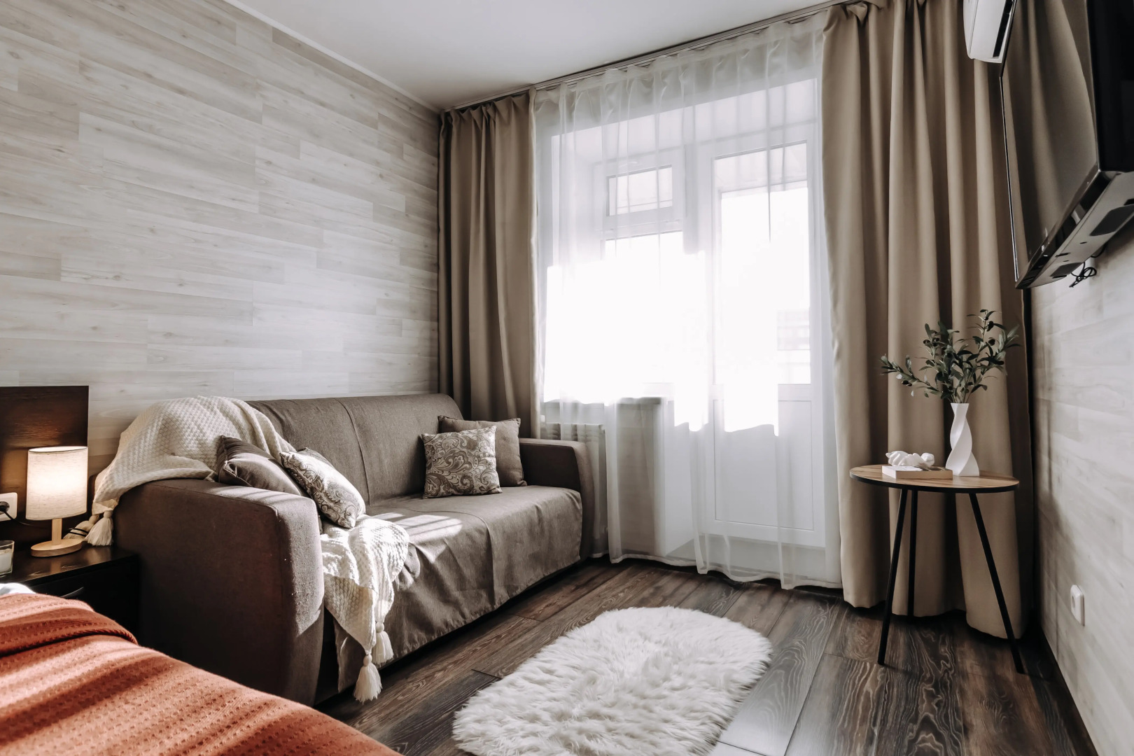 Квартира Уютная Студия в Районе Аэропорта