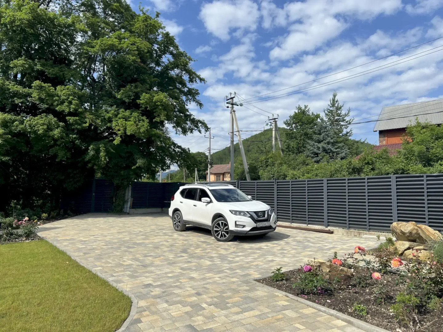 Частный дом 450 А-фрейм Лимон с тёплым бассейном и баней