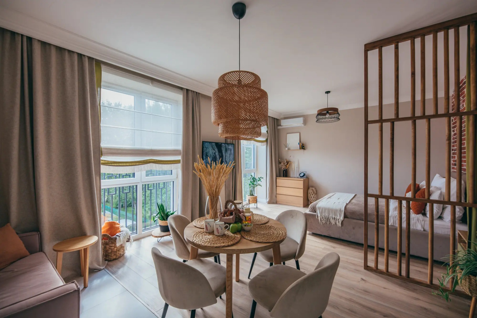 Апартаменты Boho Room в 100 метрах от моря