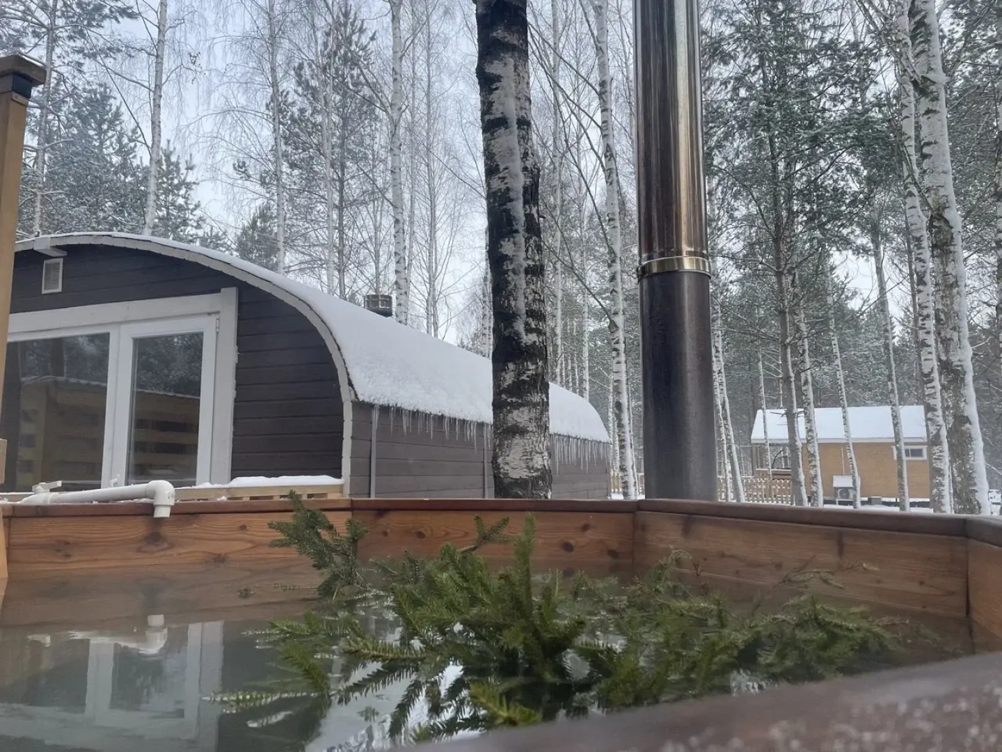 Частный дом В лесу на миниферме