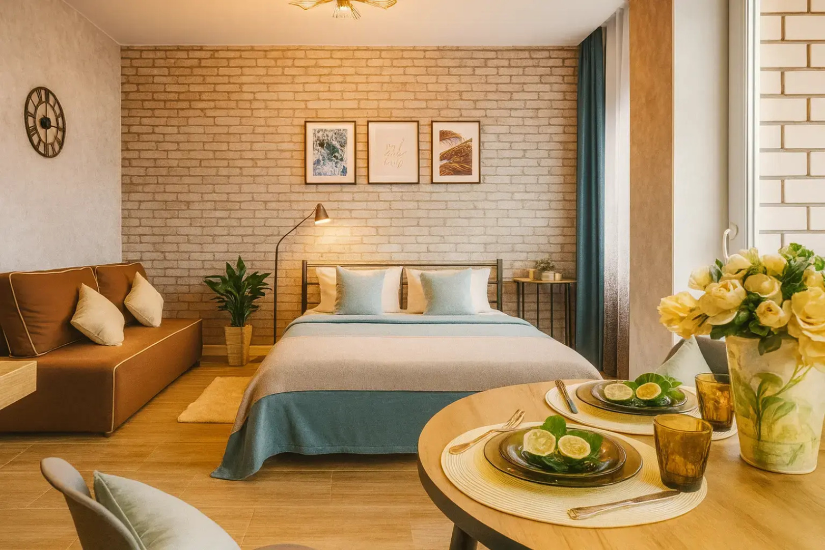 Апартаменты Стильная Квартира-Студия в Центре Города