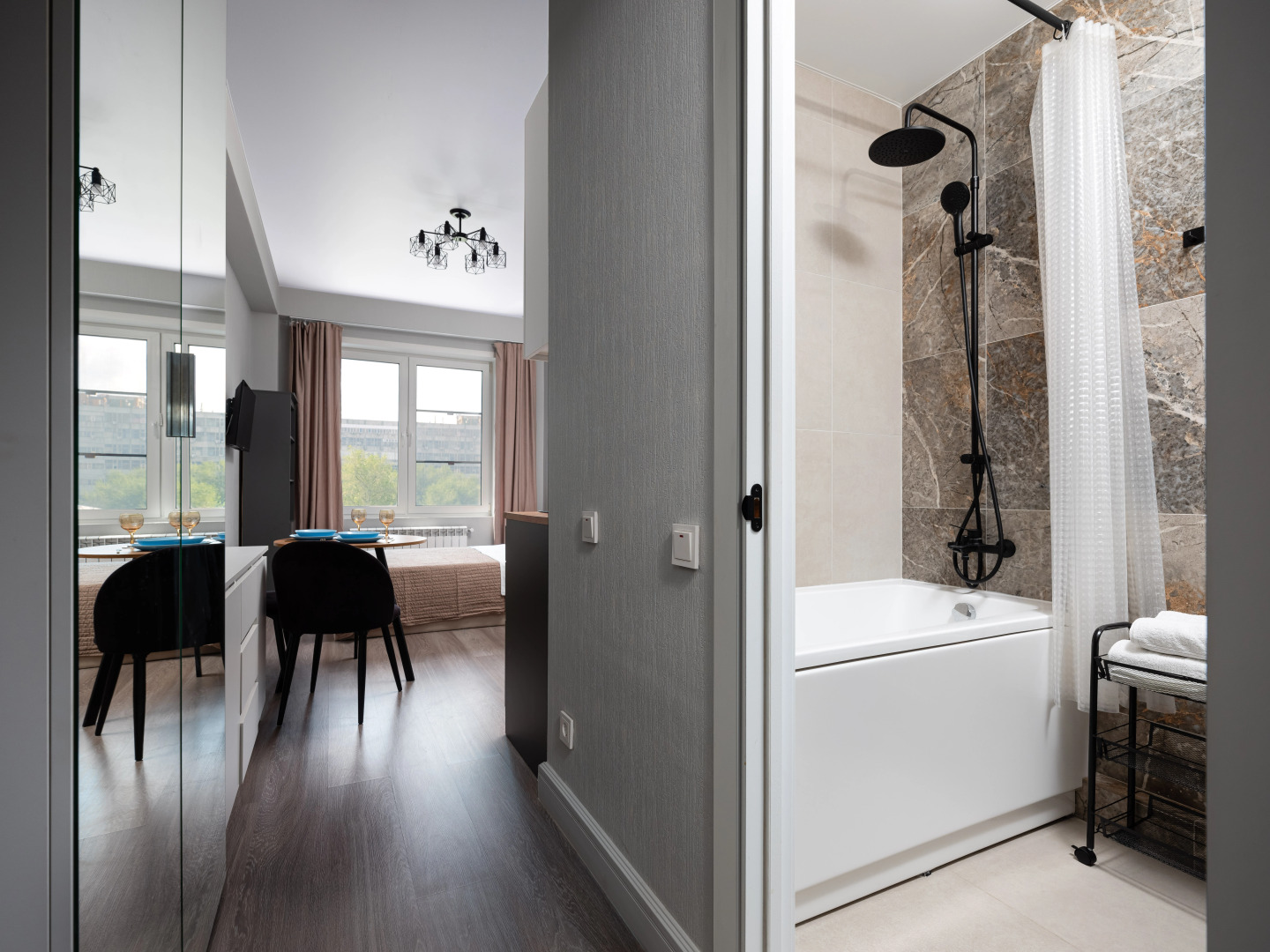 Апартаменты ДВА ГОРОДА метро Электрозаводская