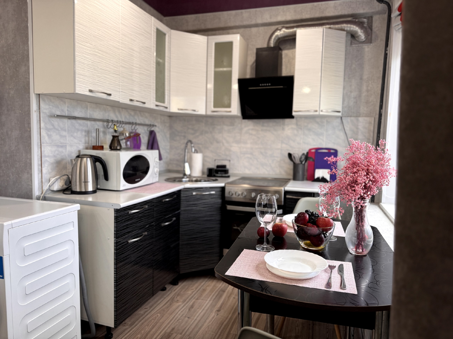 Квартира Аврора северное сияние за окном