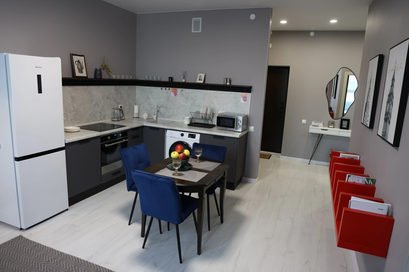 Квартира Яркая, свежая квартира в новом жилом комплексе Федерация