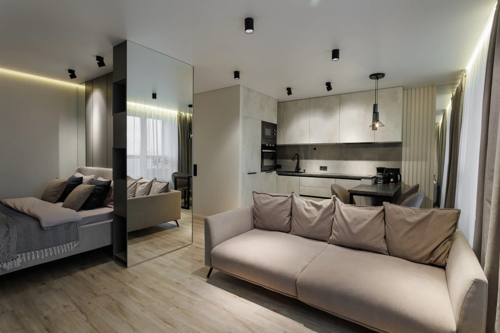 Квартира Студия Премиум Класса с Видом на Город