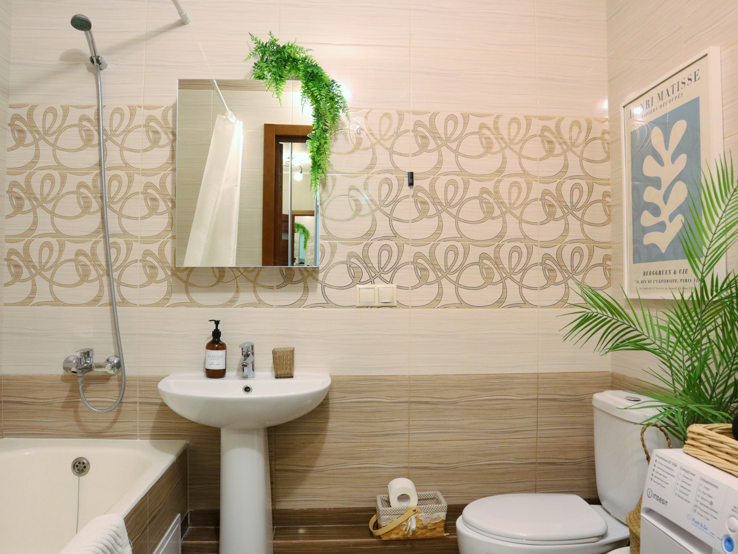 Квартира c кондиционером в стиле сканди