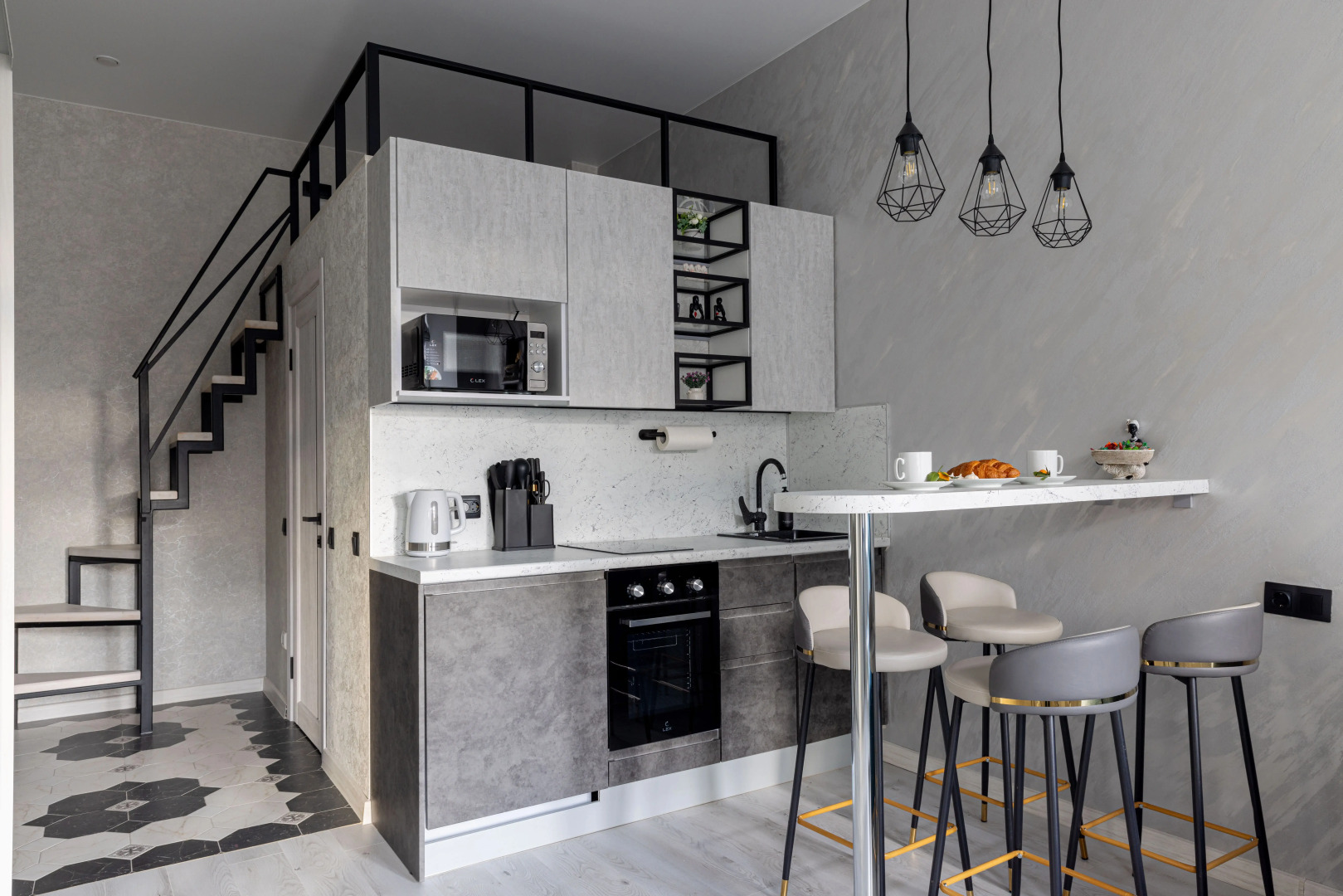 Квартира Дизайнерская Grey Room у Невского проспекта