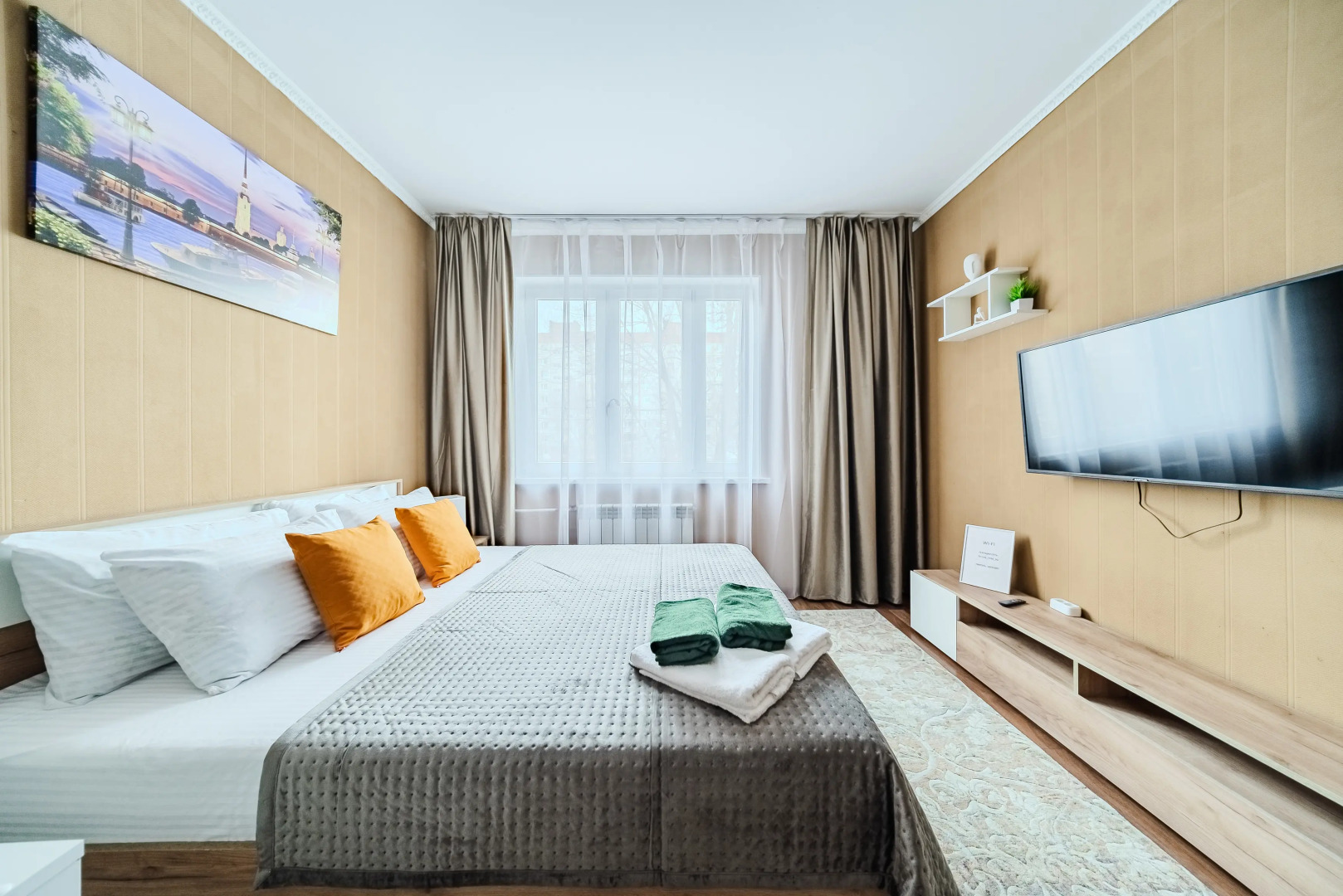 Квартира Уютная 1-комнатная у метро в Выборгском районе