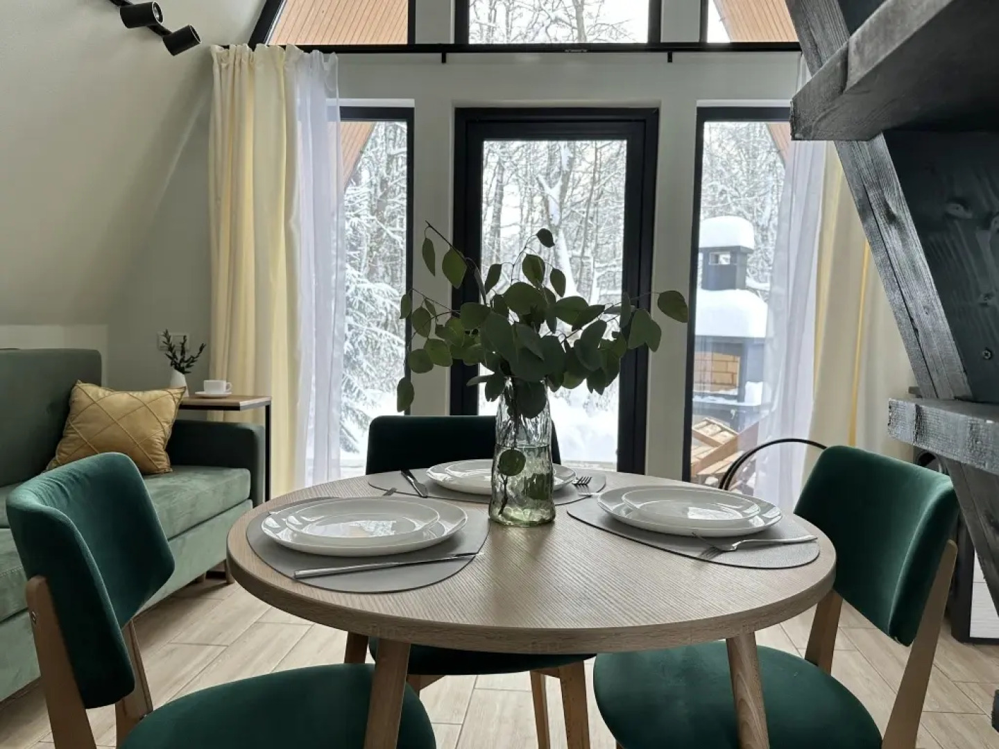 Частный Дом Афрейм с видом на лес №2