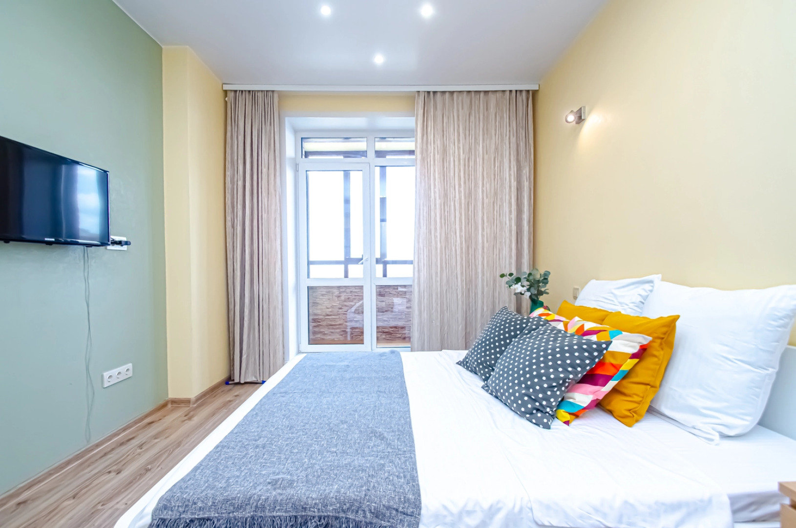 Квартира Комфортная 2к Andora в центре на 21 этаже ЖК Державинский квартал