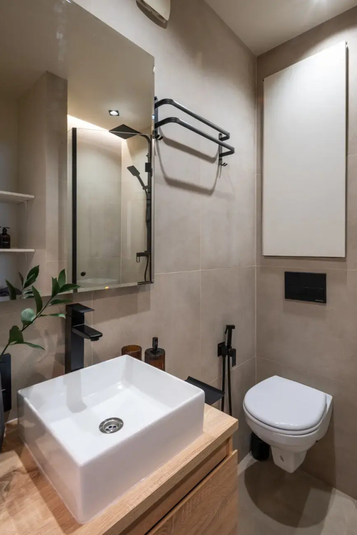 Квартира Студия серая
