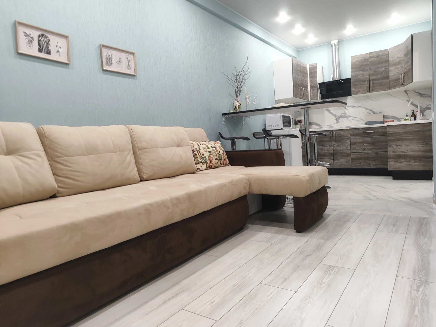 Квартира 2-комнатная квартира в центре ЖК Алые паруса