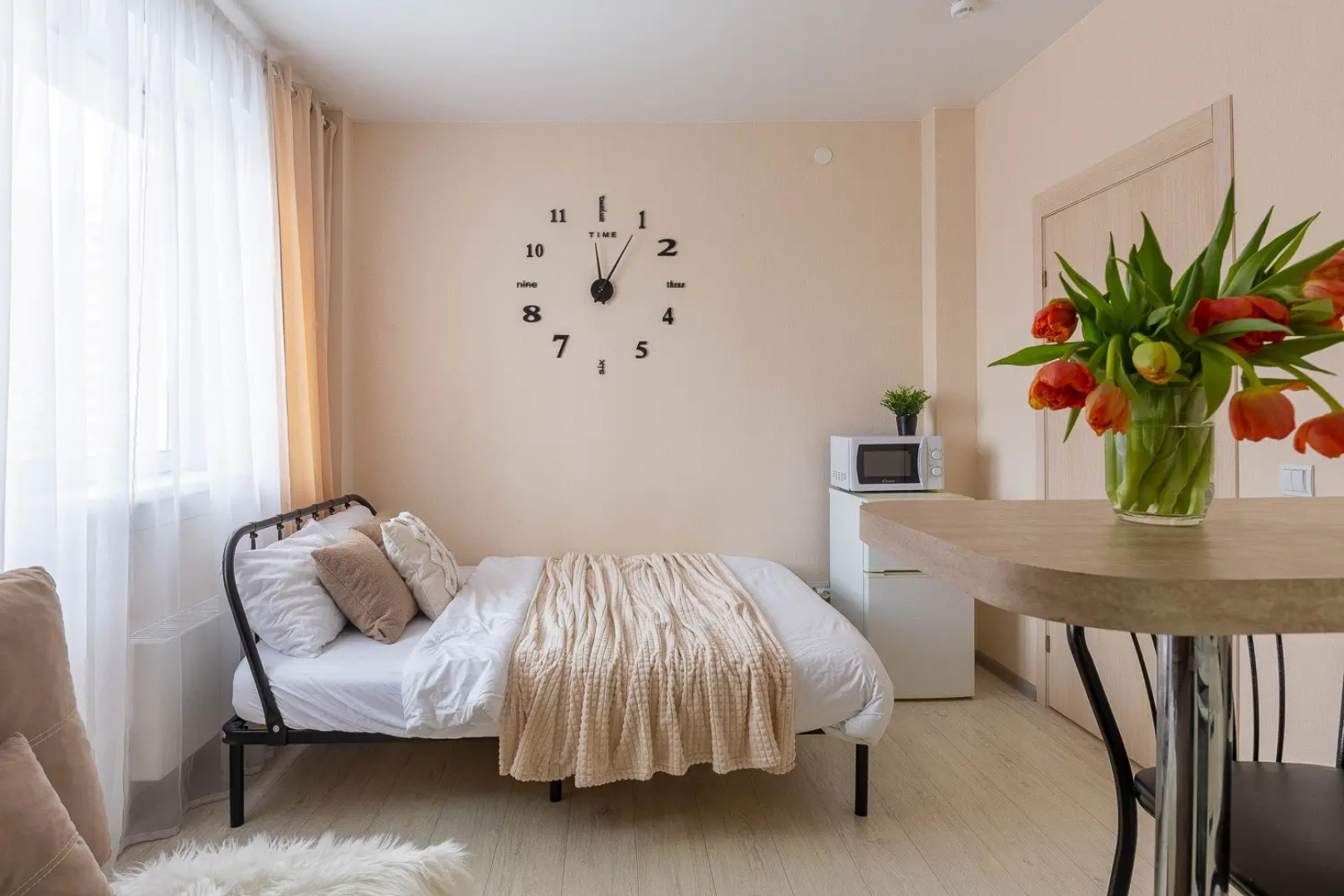 Квартира Студия рядом с центром, с кондиционером