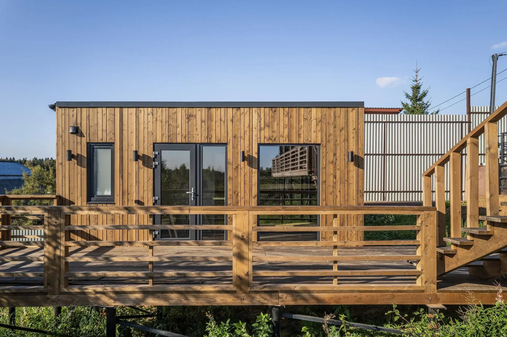 Частный Дом с Видом на Закат и Панорамной Баней