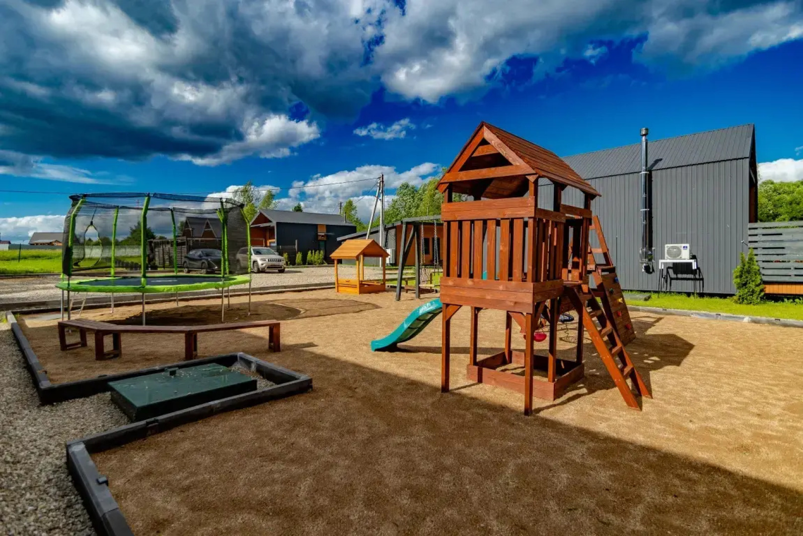 Частный Дом Афрейм с видом на лес №3