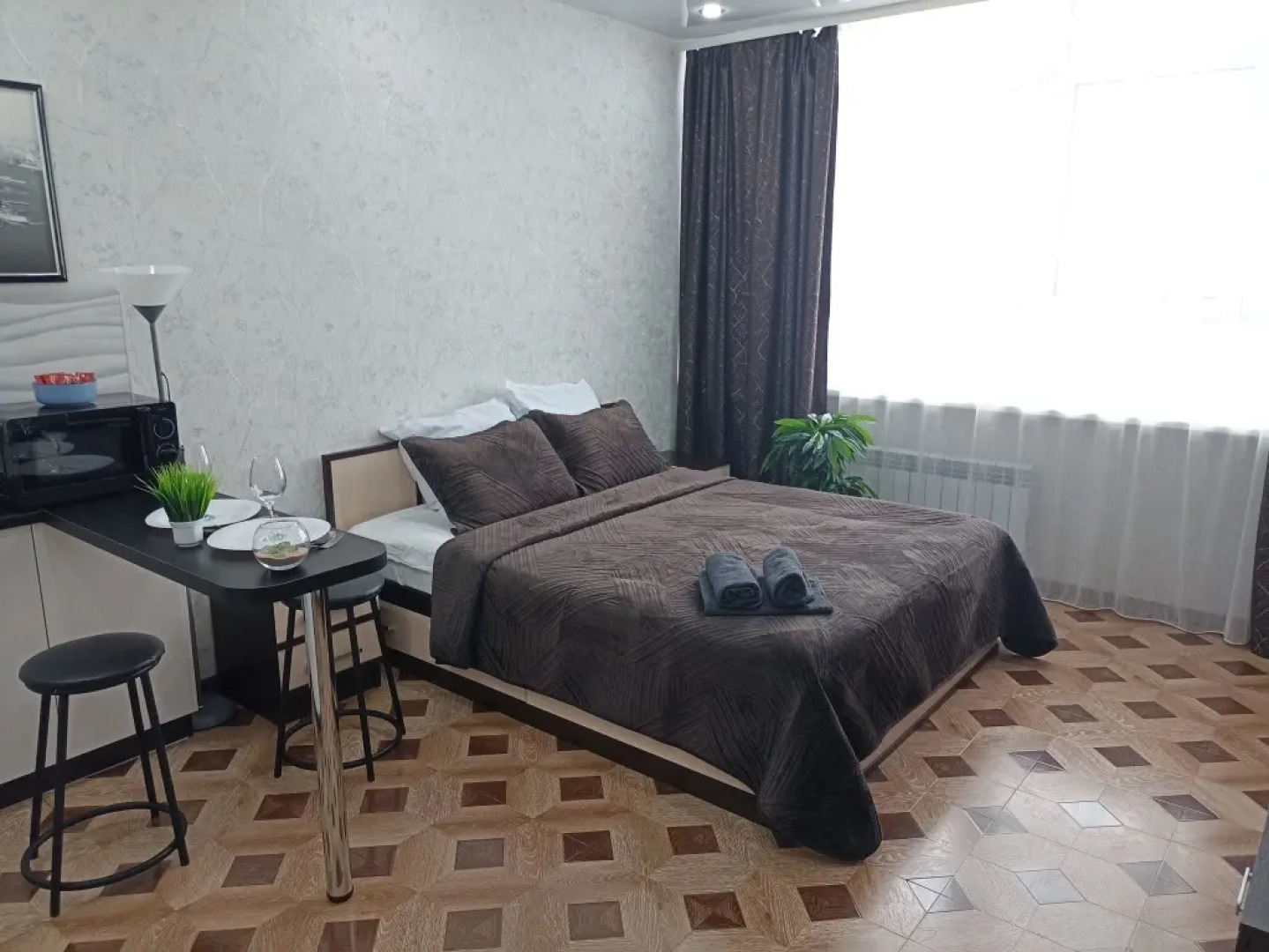 Апартаменты на 14 этаже с завораживающим видом из окна