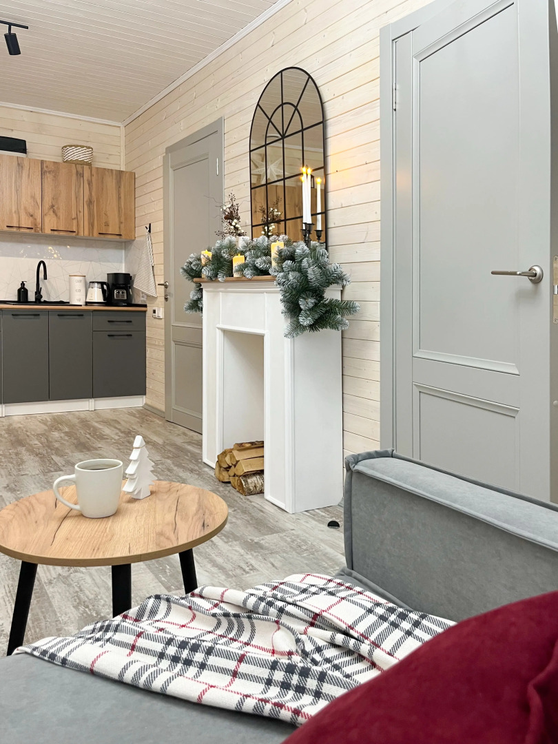 Частный дом DreamStaySPB Сканди дом с фотозонами и сауной у Залива