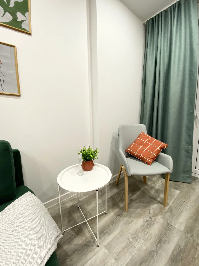 Квартира В скандинавском стиле с красивым видом на город для 4х гостей