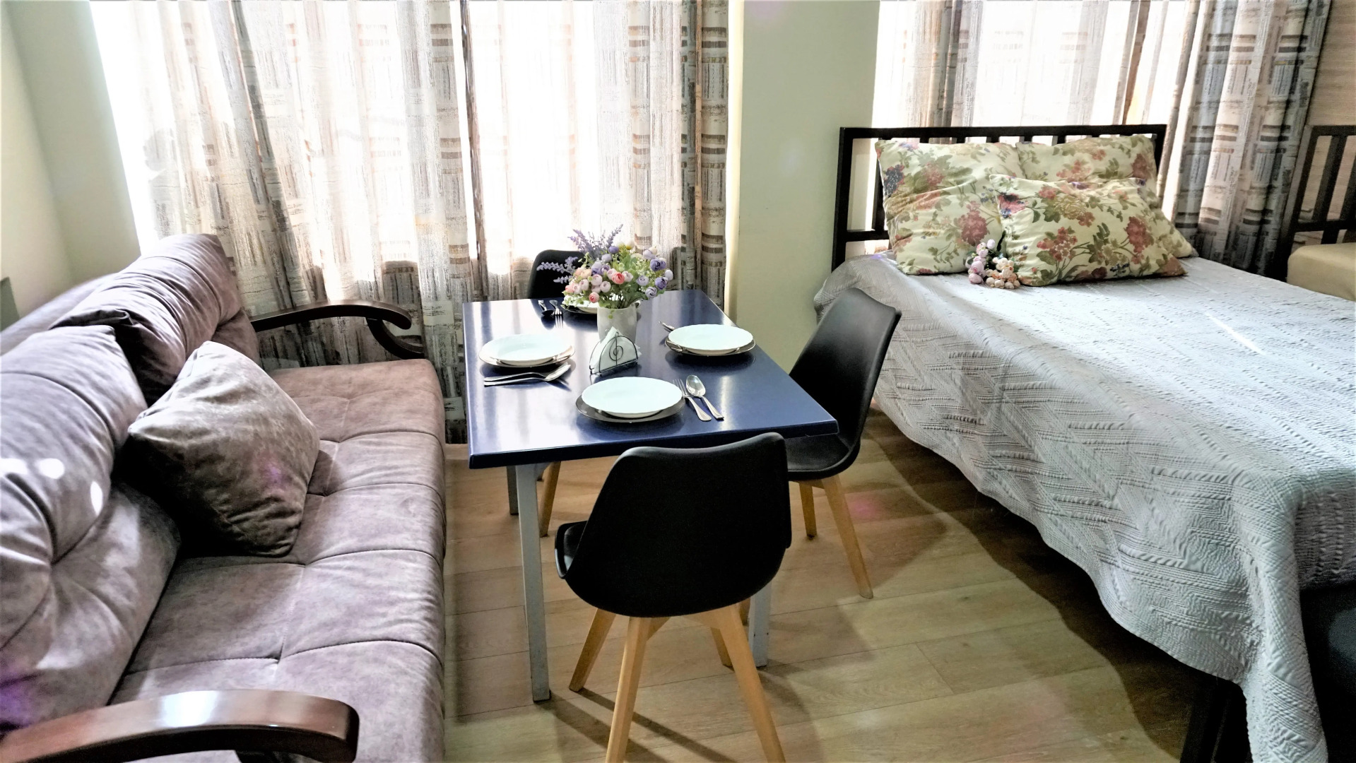 Квартира Однокомнатная  Студия с Круглой Ванной