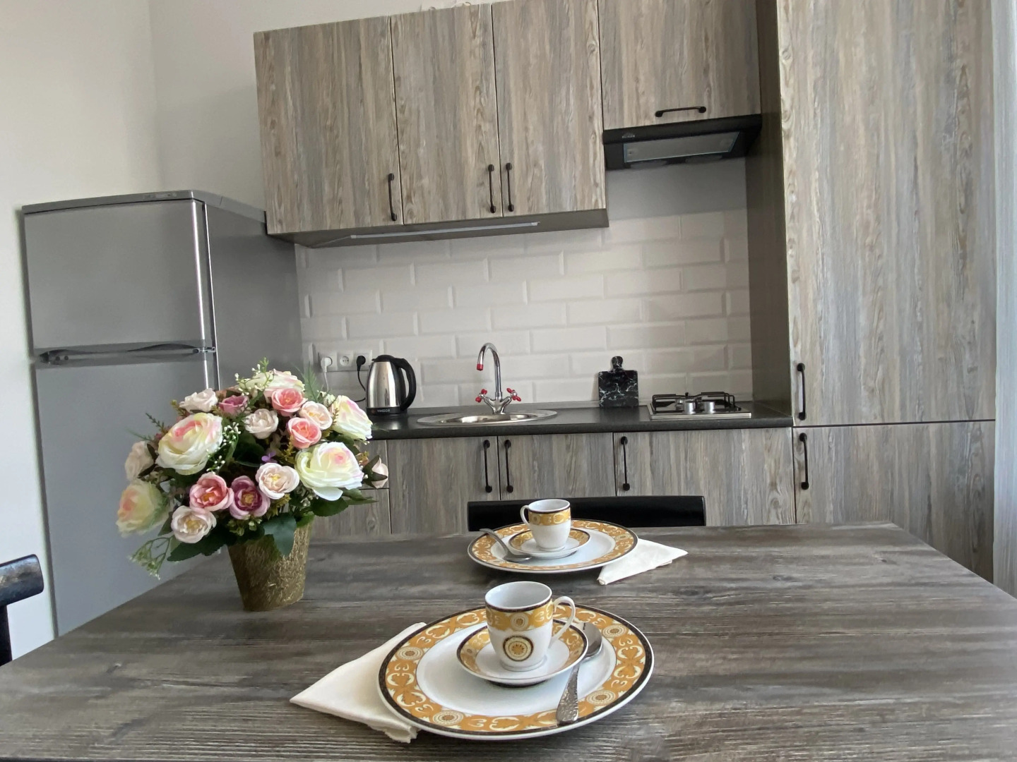 Апартаменты Однокомнатная квартира с видом на Машук