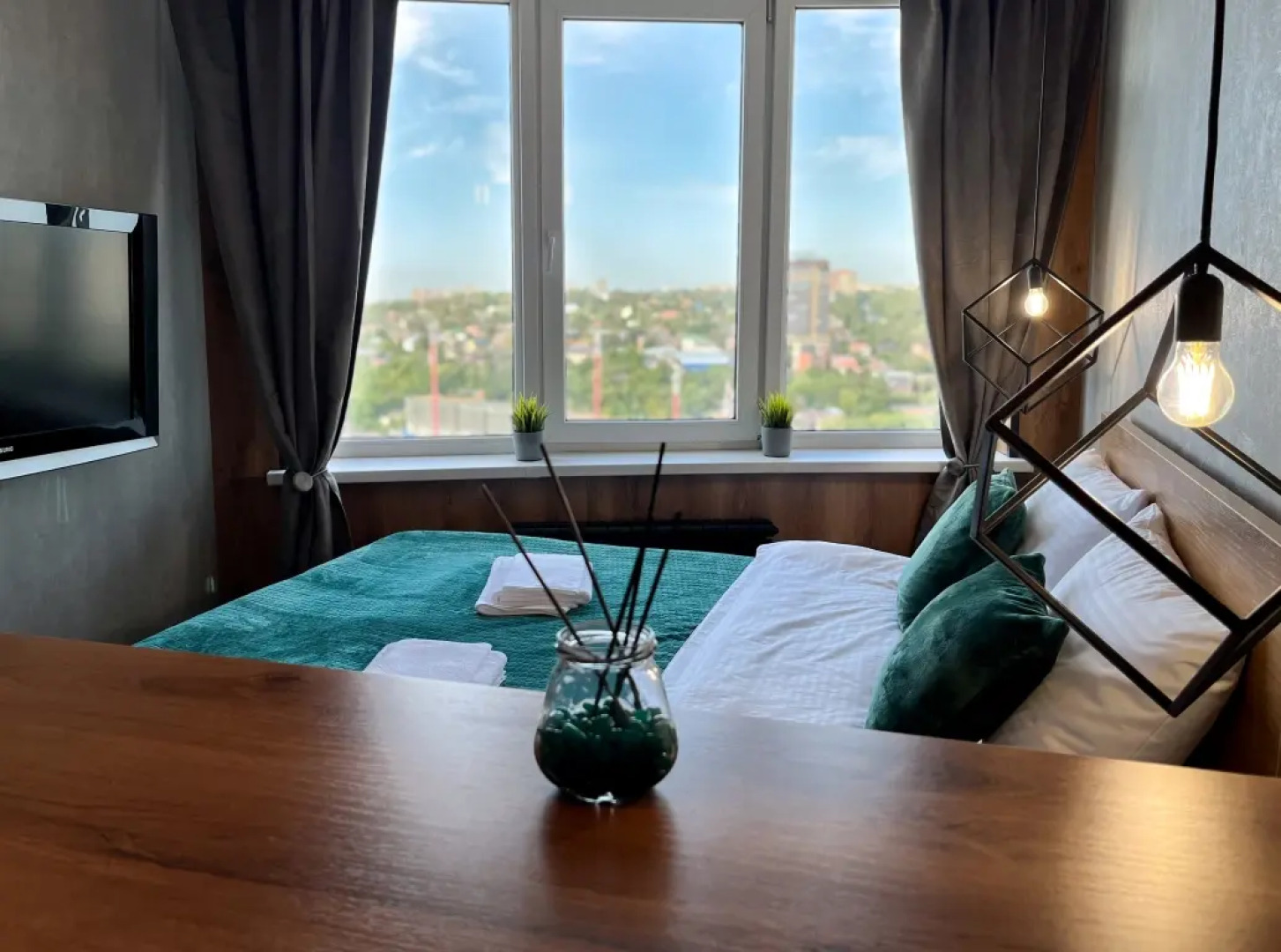 Апартаменты Дом у Дона на 24 этаже с видом на Дон (2)