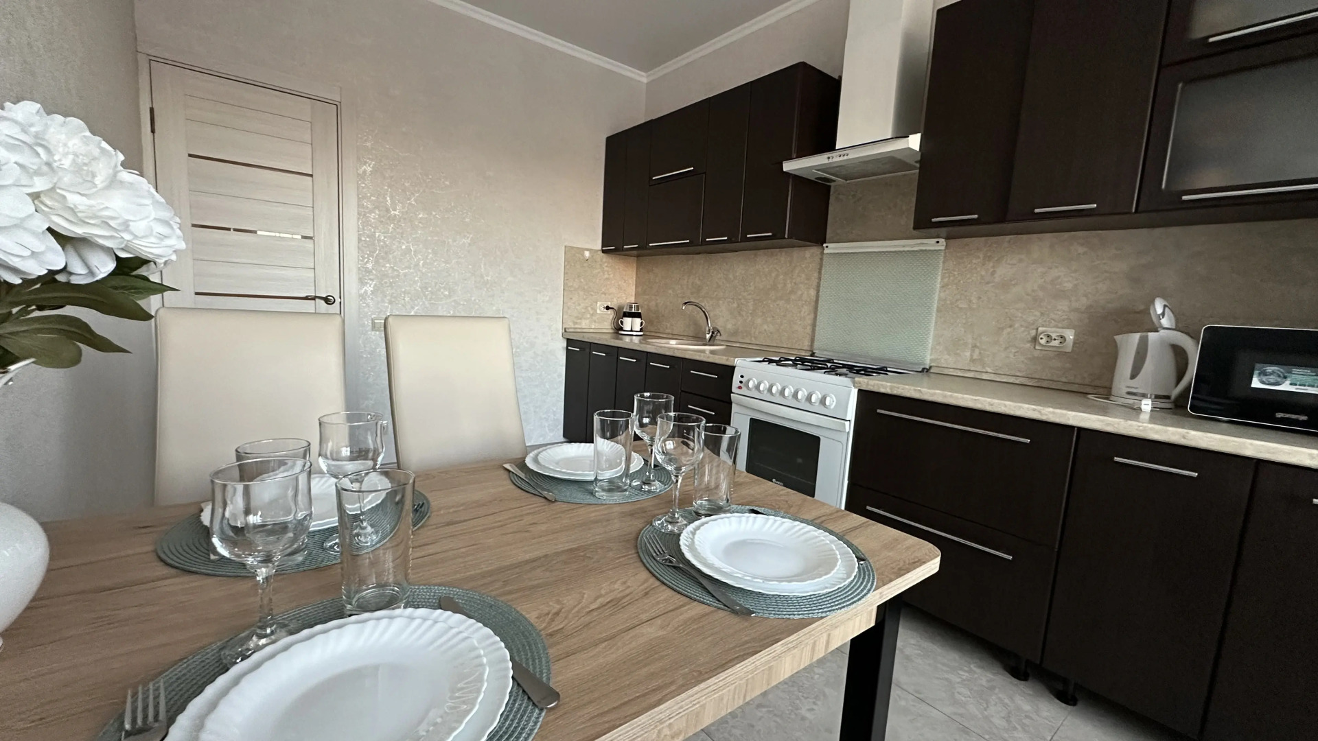 Квартира уютная возле парка с видом на Эльбрус