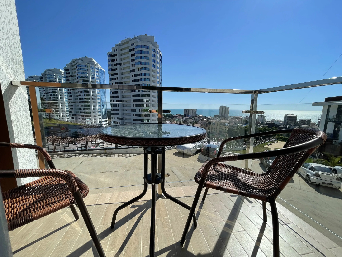 Апартаменты Casablanka Hit с балконом с видом на море