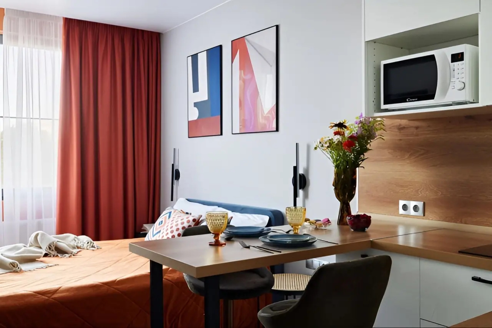 Апартаменты в 5 минутах ходьбы от метро Автово