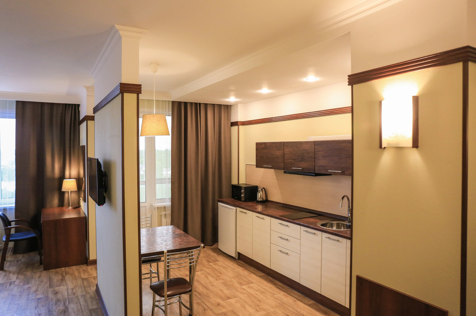 Квартира на Пушкаревском кольце Фисташка