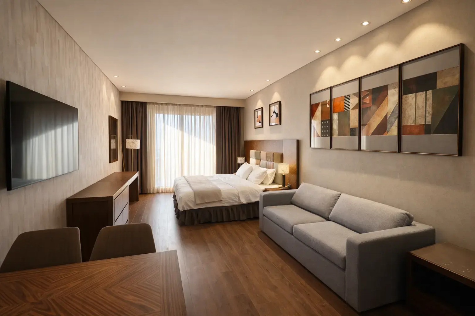 Апартаменты Стильная просторная студия 52 кв.м на берегу моря Dreamland Oasis Chakvi