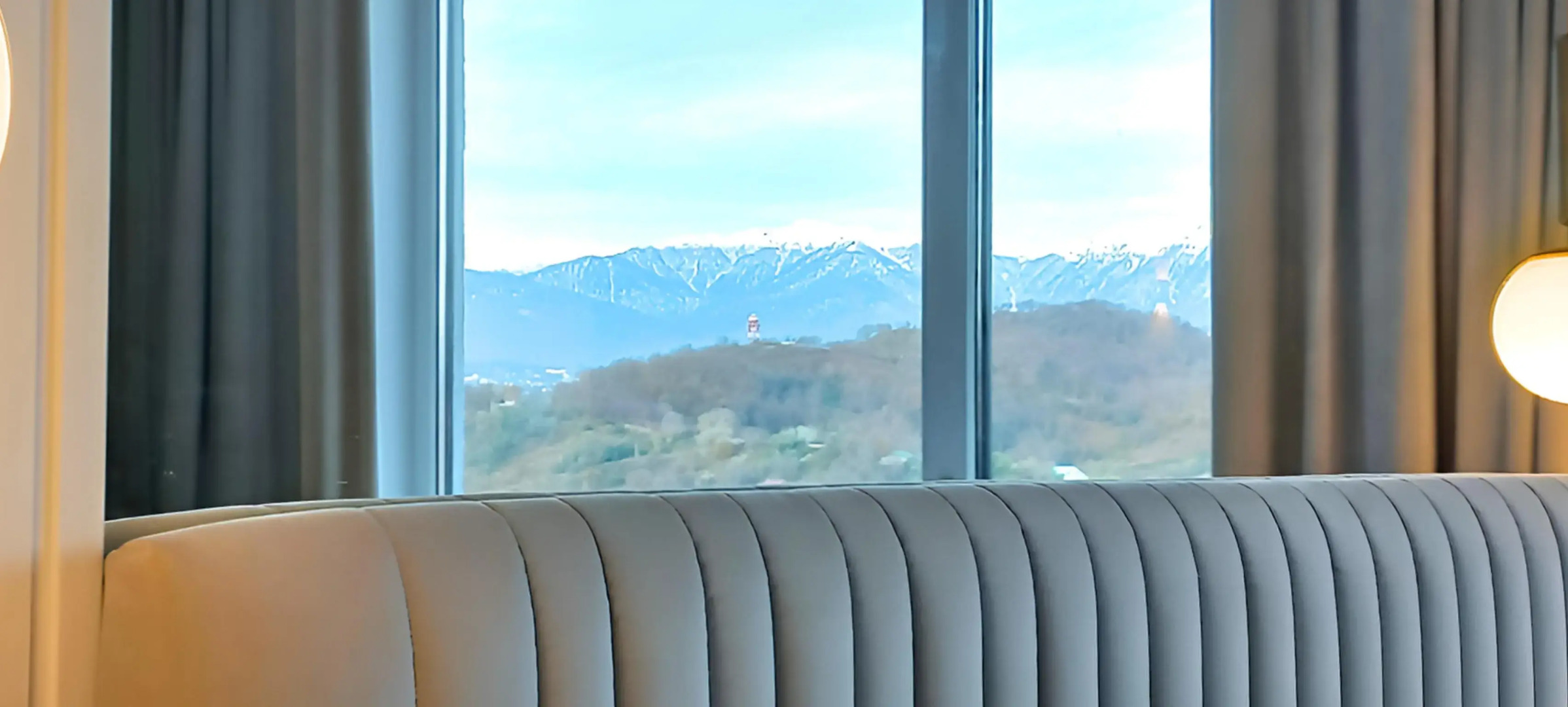 Квартира Студия с видом на горы Happy Moments