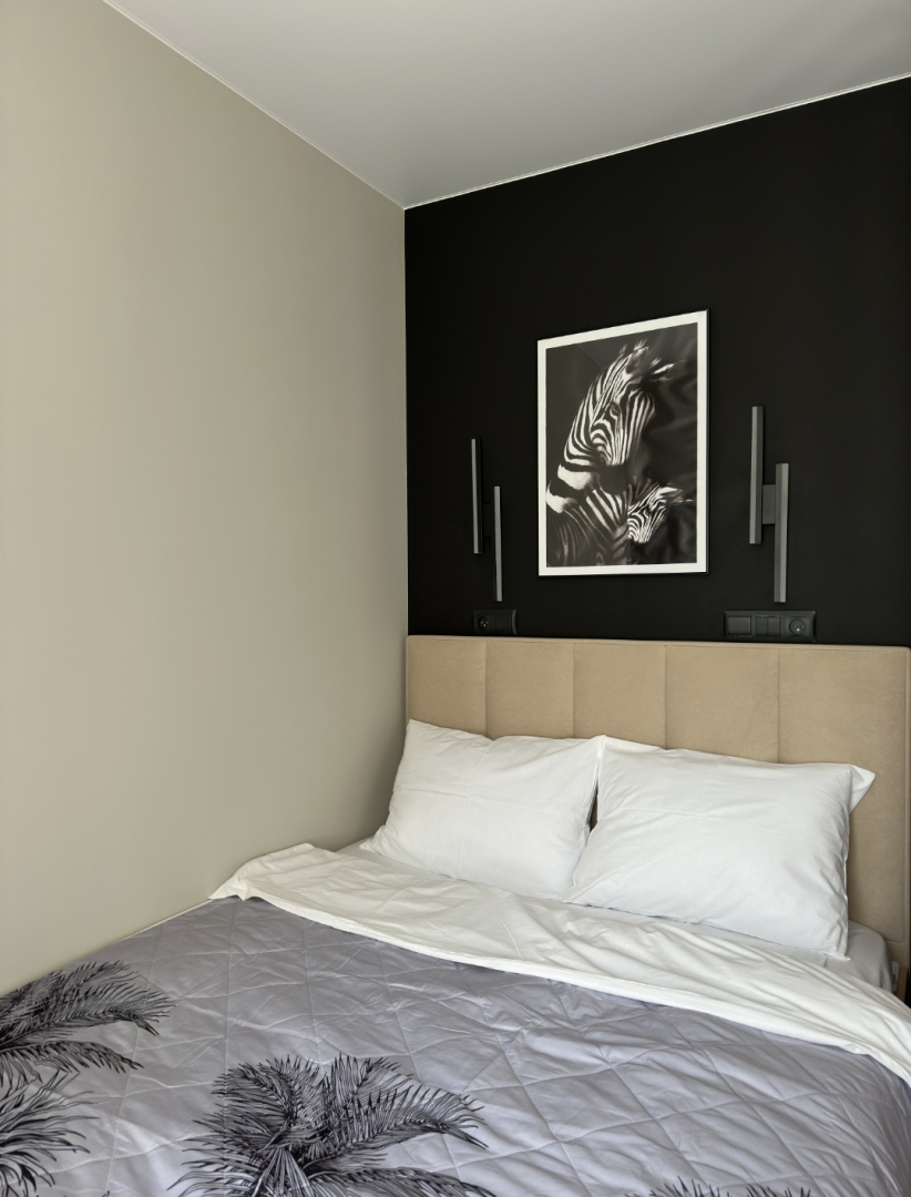 Апартаменты Атмосфера Черно белая