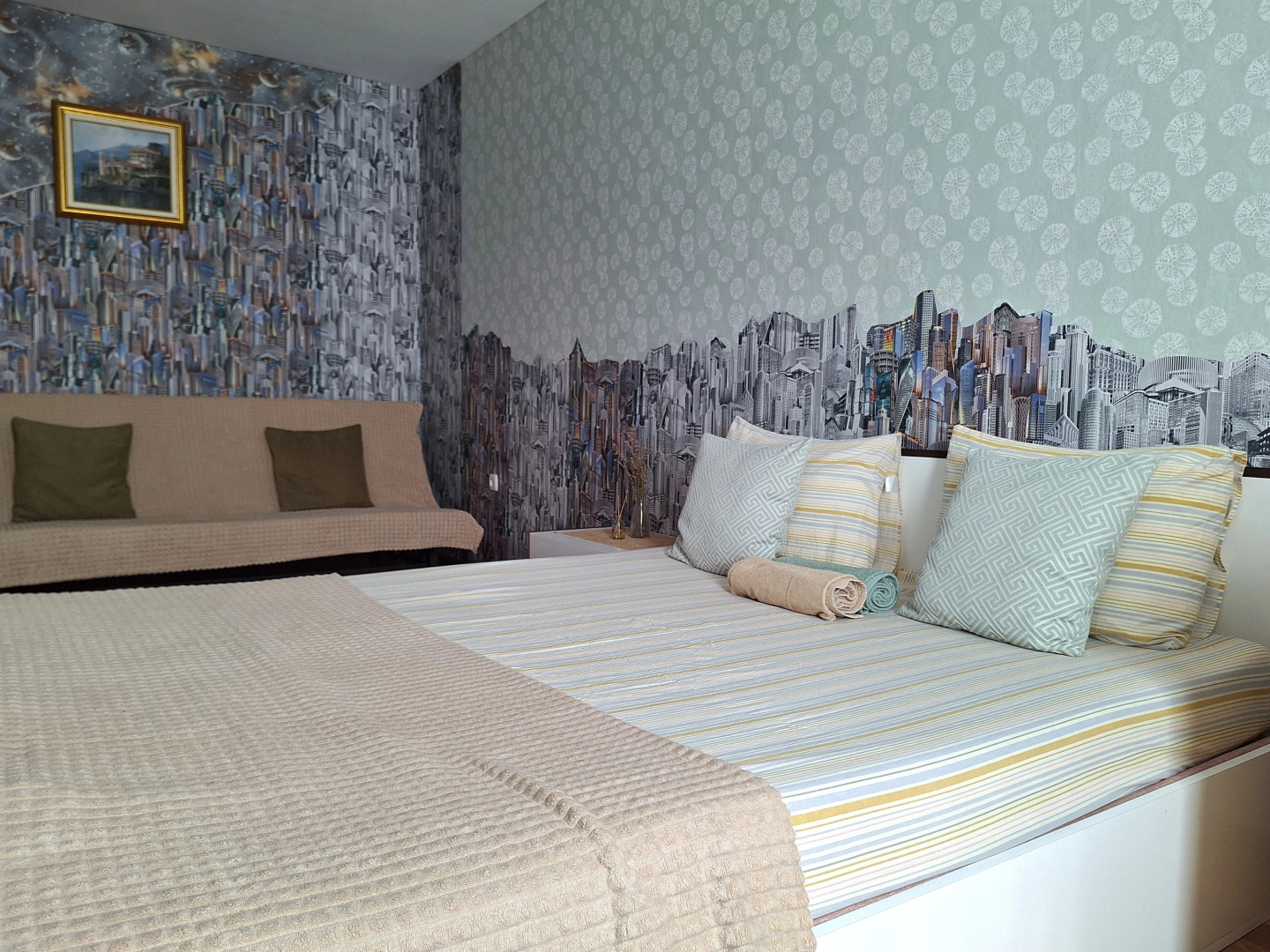 Квартира Уютные с видом на Кубань ГМР ул Гассия М4/Аэропорт/Оз молл 3