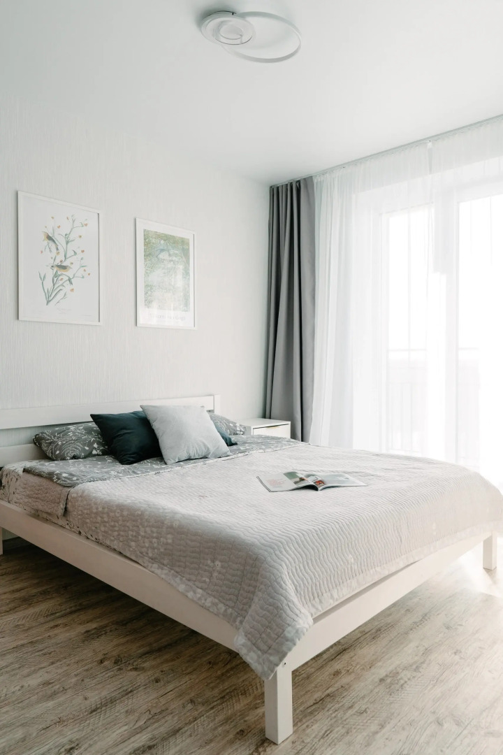 Квартира с Современным Дизайном Студия + Спальня