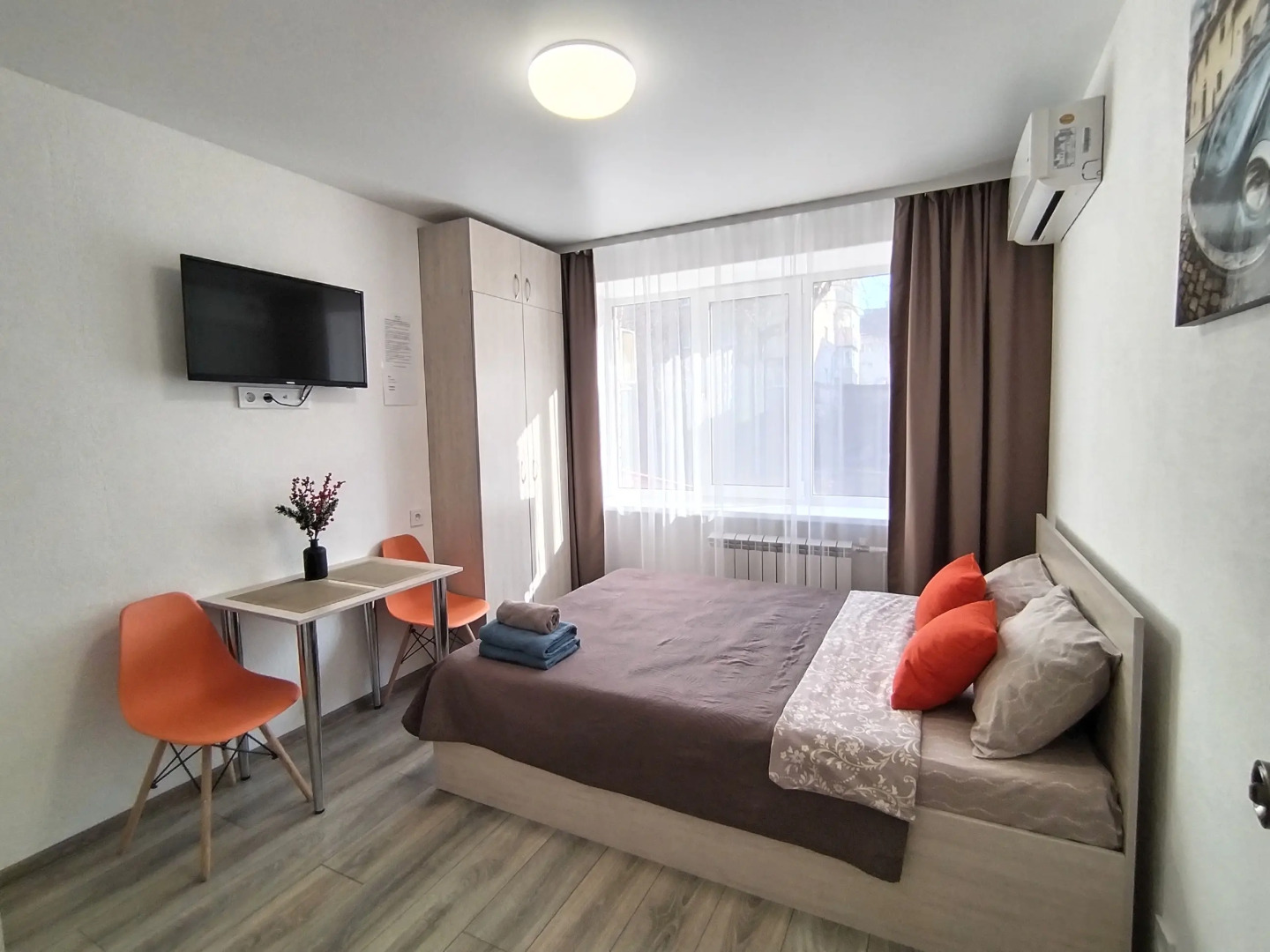 Апартаменты Уютная студия возле ЖД вокзала